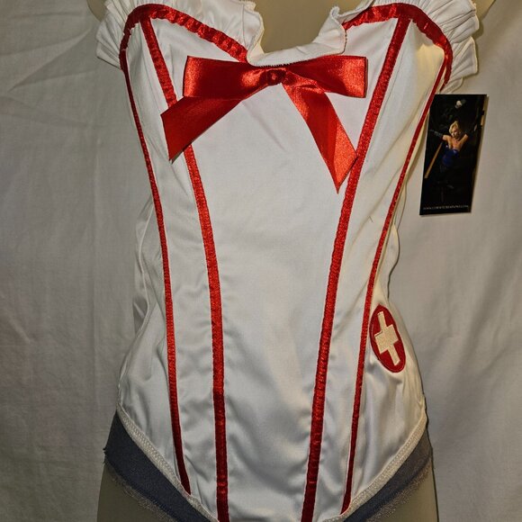 Naughty Nurse NWT Handmade USA Corset MED Sort Torso - Picture 11 of 16
